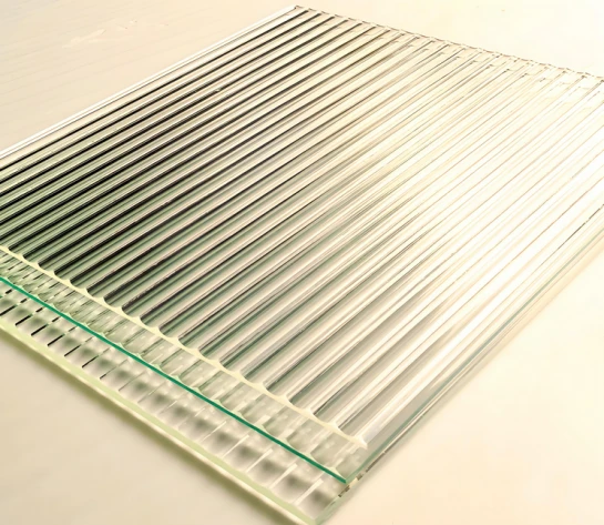 Reeded Pattern Tempered Glass factory